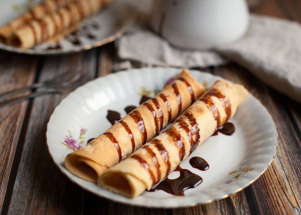 crepes chocoladesaus